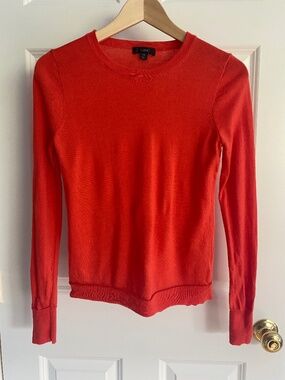 J.Crew orange sweater